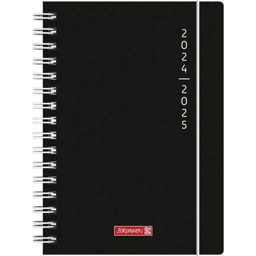 Picture of A5 SCHOLASTIC DIARY 24/25 WEEK TO VIEW PLAIN BLACK